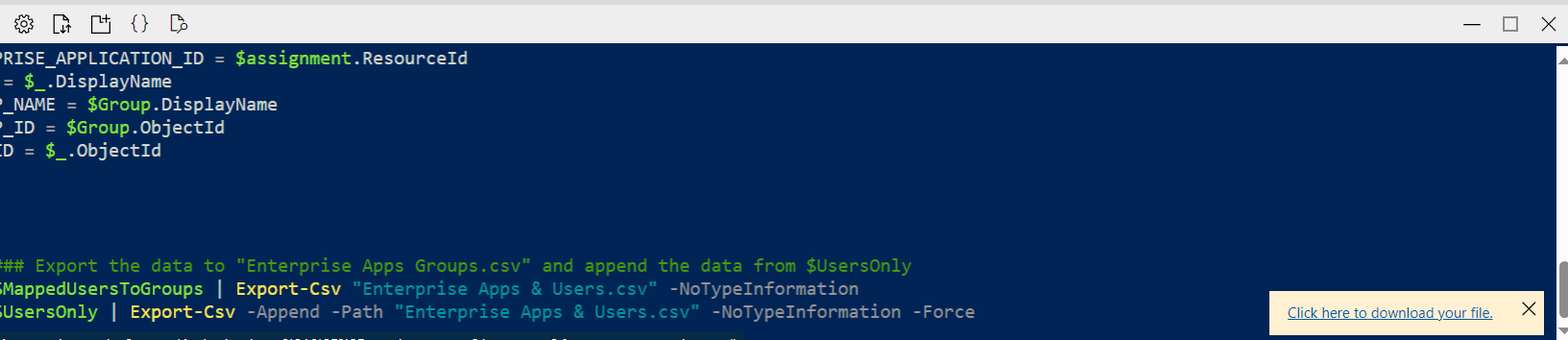 get all users of group powershell